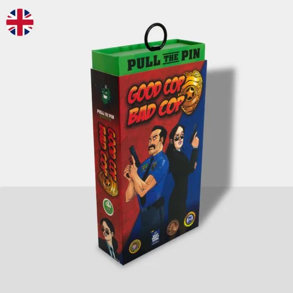 Good Cop Bad Cop game cover featuring artwork of crooked and honest cops.