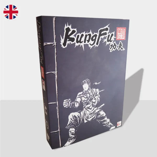 Cover image of Kung Fu featuring martial arts masters from various schools like Tai-Chi, Wu-Dang, Wing-Chun, and Shao-Lin, ready for battle.