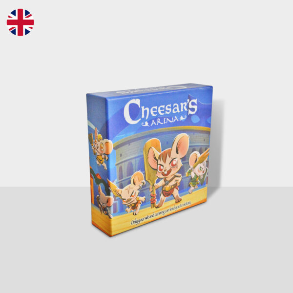 Cover of Cheesar's Arena board game.