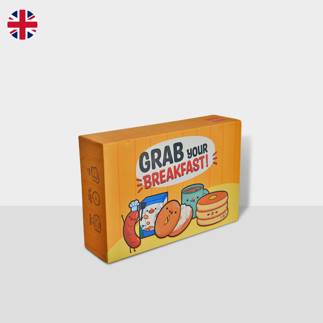 Cover of Grab Your Breakfast card game.