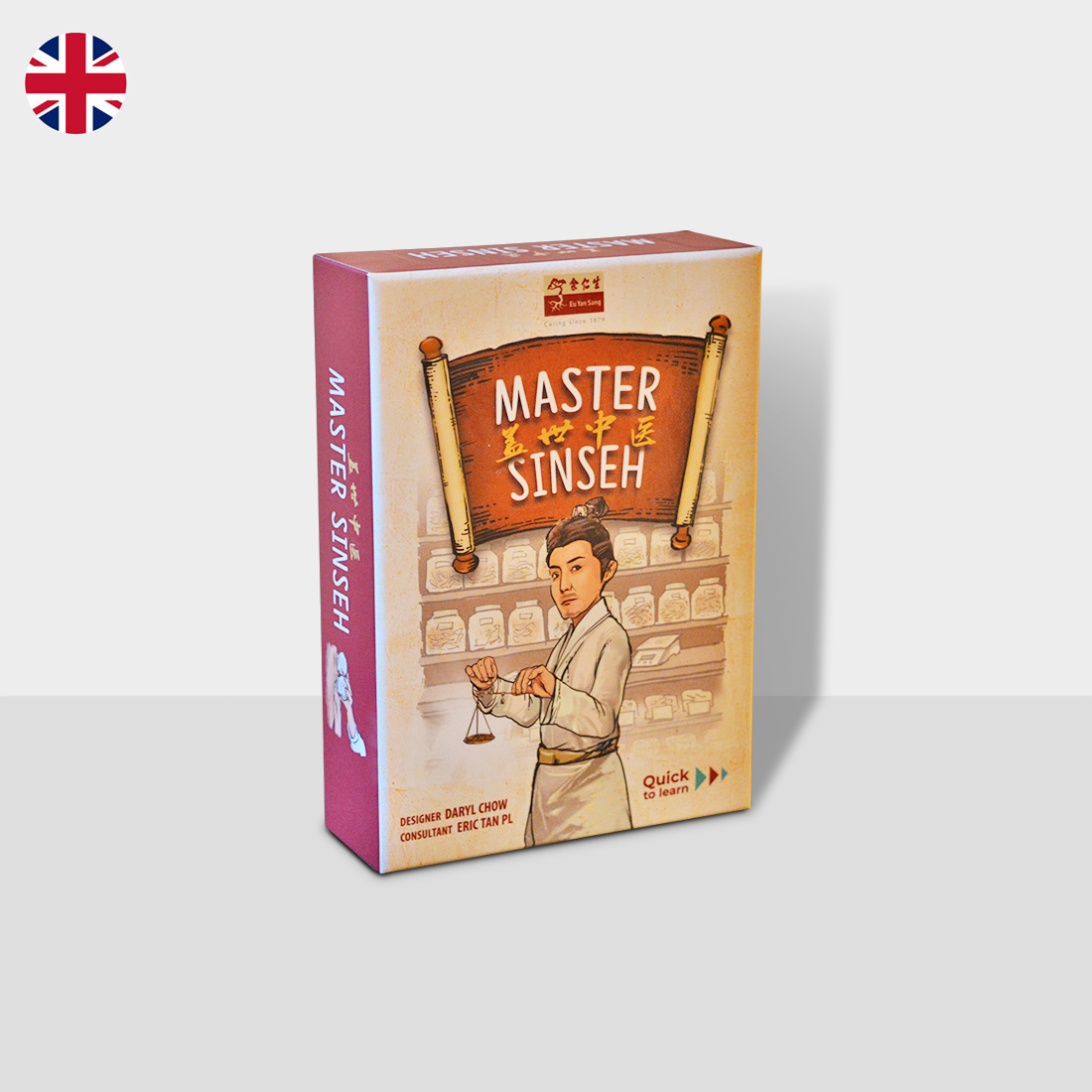 Cover of Master Sinseh card game.