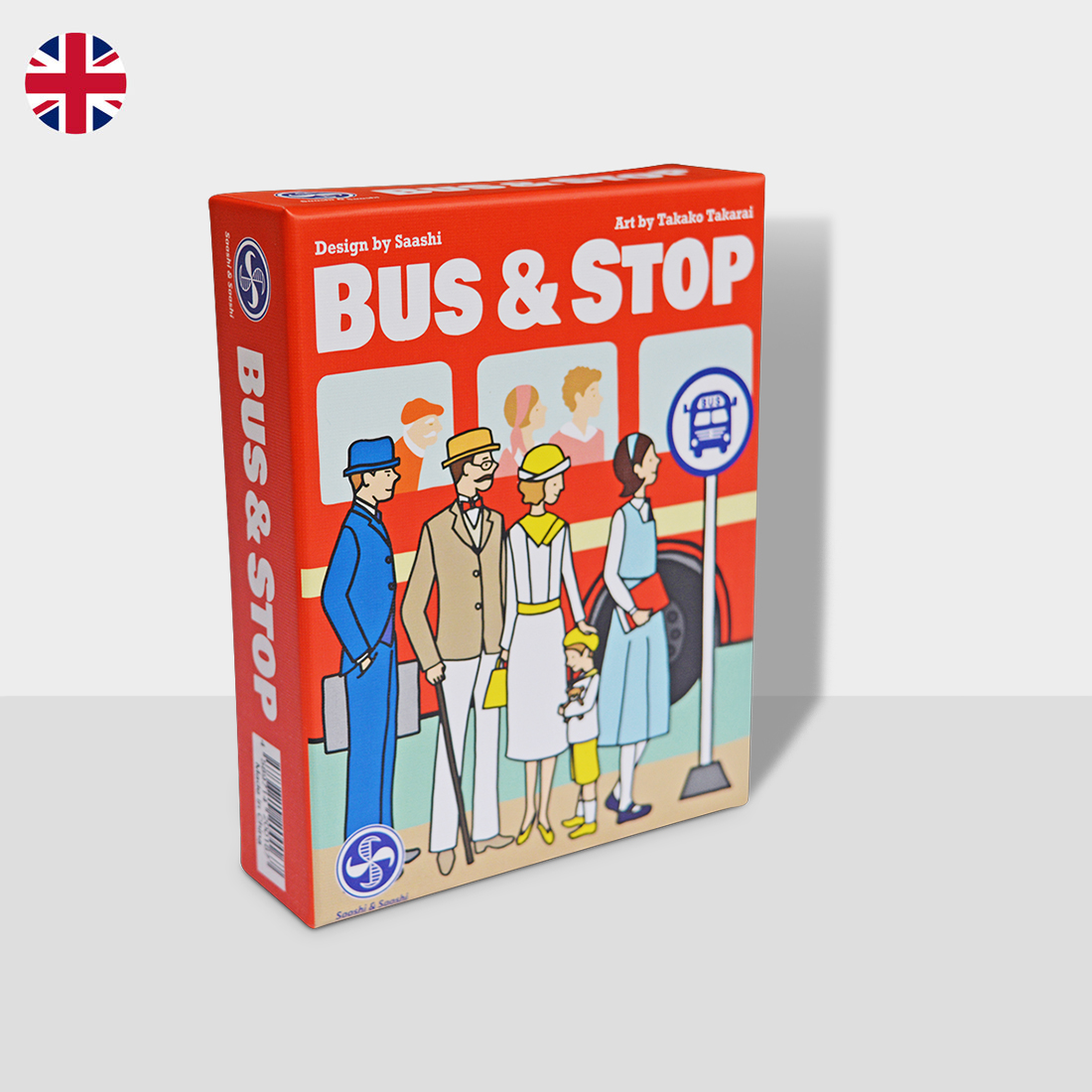 Cover of Bus & Stop card game.