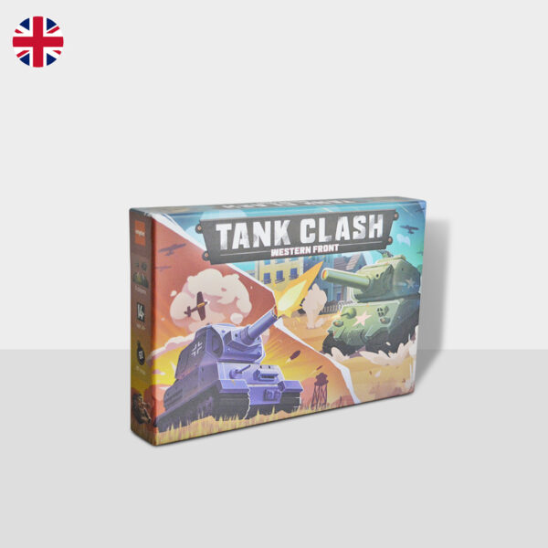 Cover of Tank Clash: Western Front board game.